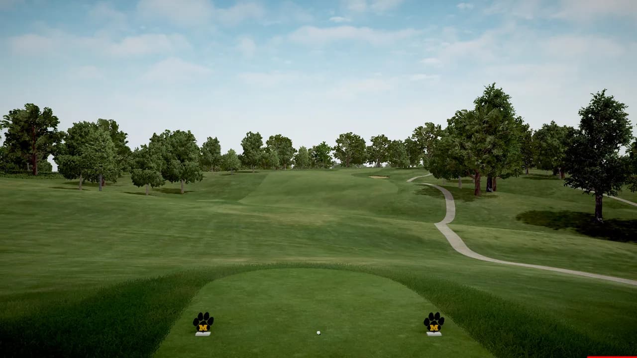 A.L. Gustin Golf Course, hole 1