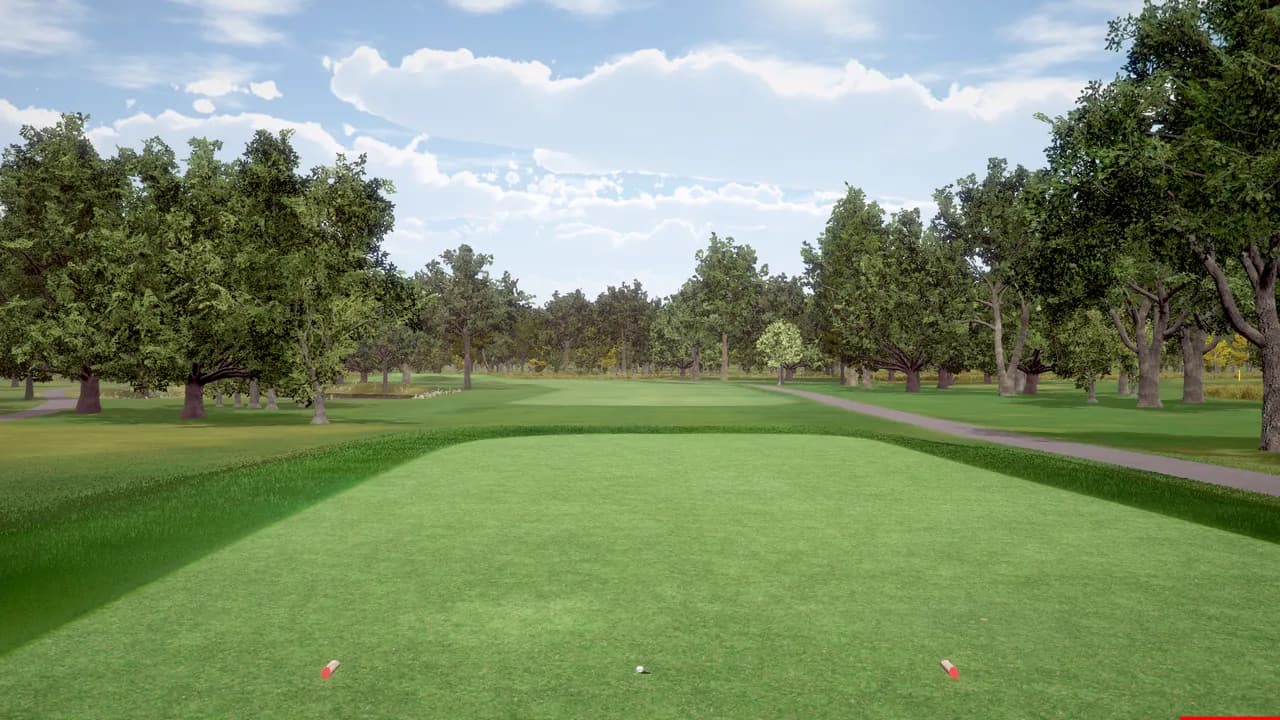 Algonkian Golf Course, hole 1