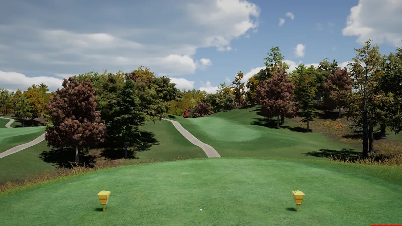 Amana Colonies Golf Club, hole 1