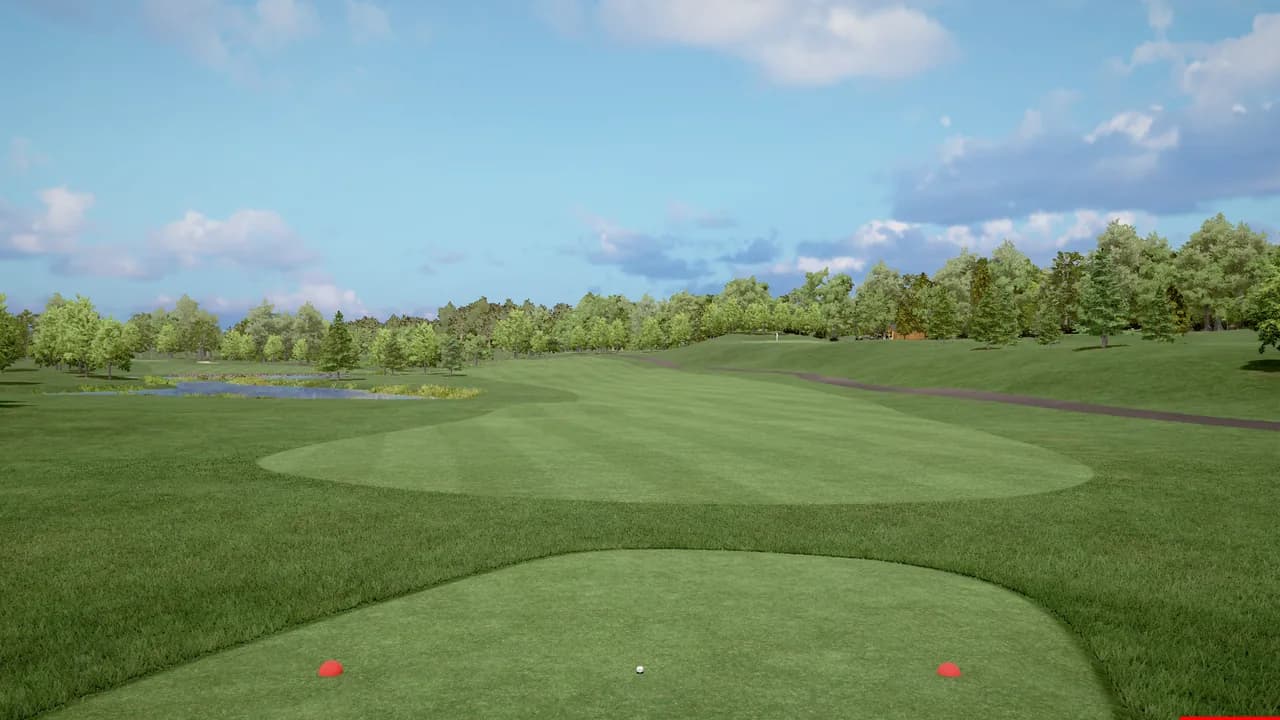 Amery Golf Club, hole 1