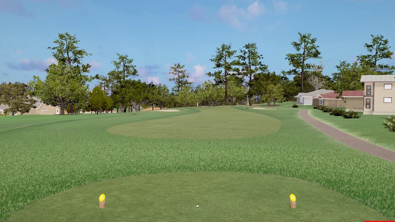 April Sound White/Blue, hole 1