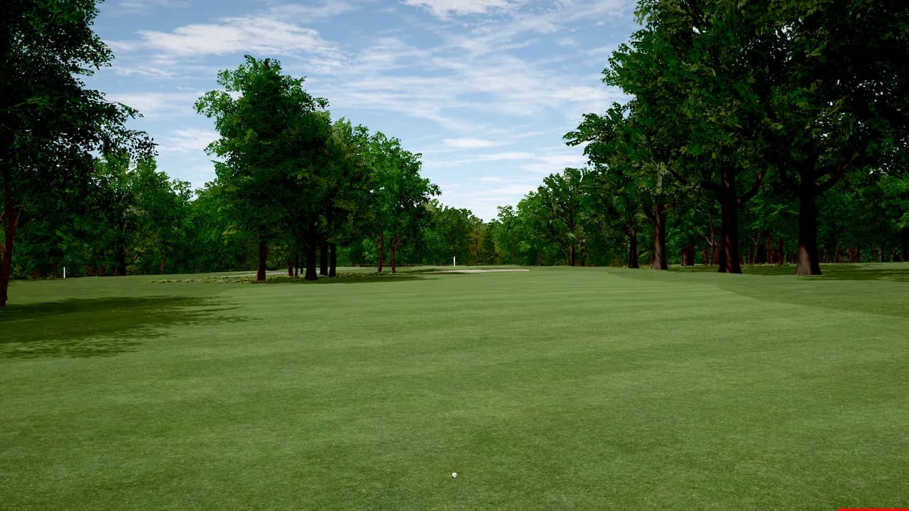 Astbury Golf Club, hole 1