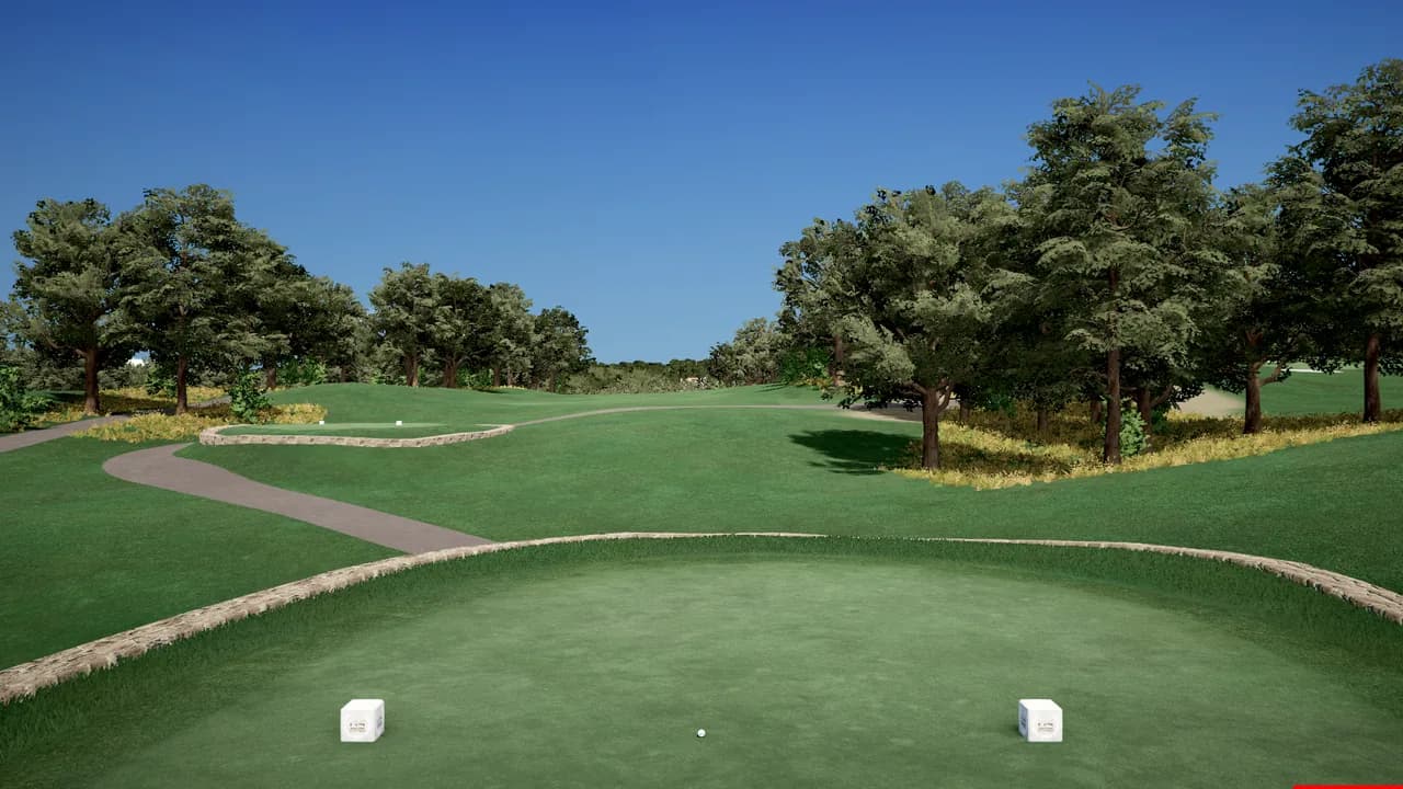 Austin Golf Club, hole 1